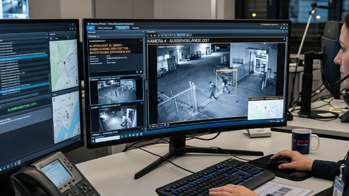 Videoüberwachung in einer Leitstelle